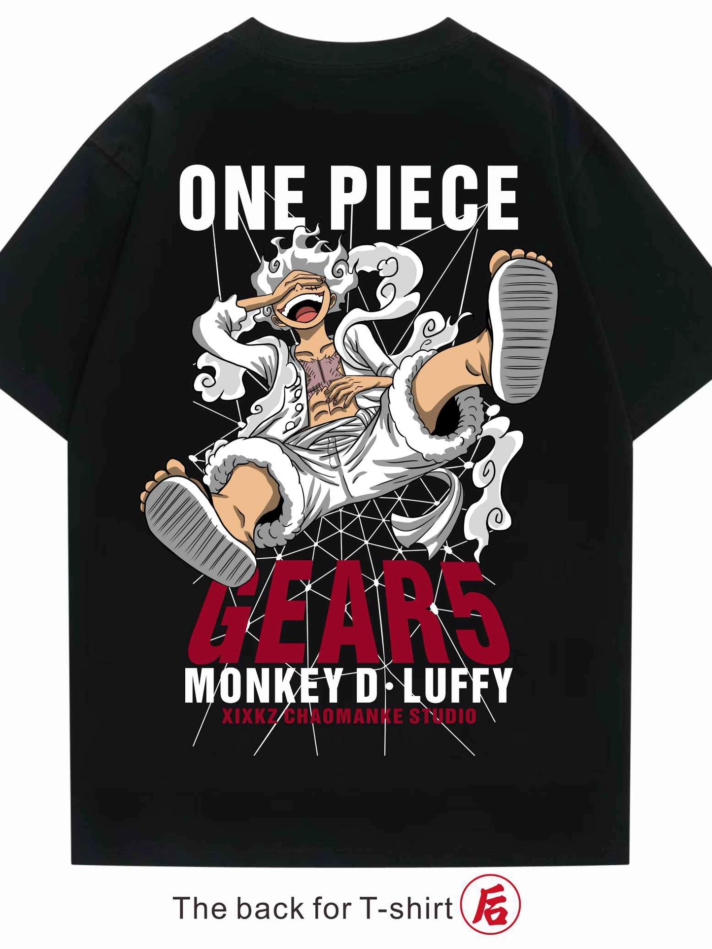 Heavy Cotton Japanese-Style Luffy Ace Short-Sleeved T-shirt - Yallafit