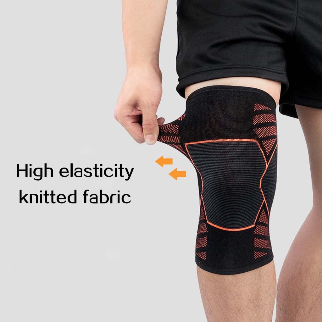 1 PC Elastic Knee Pads Sports Gym Fitness Gear Nylon Kneepad Brace Running Basketball Protector Volleyball Support - Yallafit