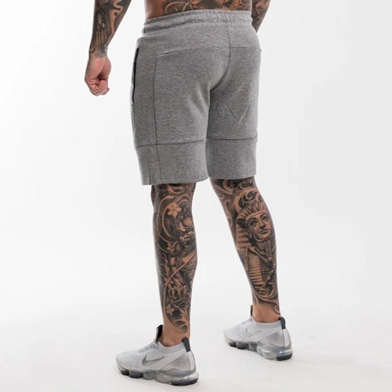2020 New Men Sporting Running Shorts men Cotton Bodybuilding Sweatpants Fitness Short pants Jogger Gyms men sport brand Shorts - Yallafit