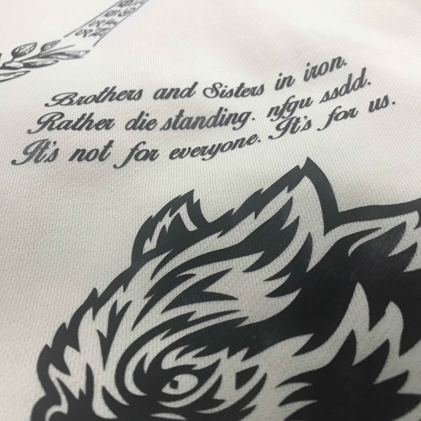 Darc Crewneck Sweatshirt DTG Printing Technique Men Hoodie Volwassen Fleece Gym Workout Trainingspakken Tracksuits US Size - Yallafit