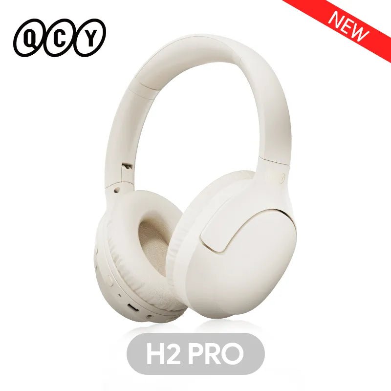 QCY H2 H2pro Wireless Headphones Bluetooth 5.3 Earphones BASS HIFI Stereo Headset 78ms Low Latency for Music Gaming 60H Playtime - Yallafit