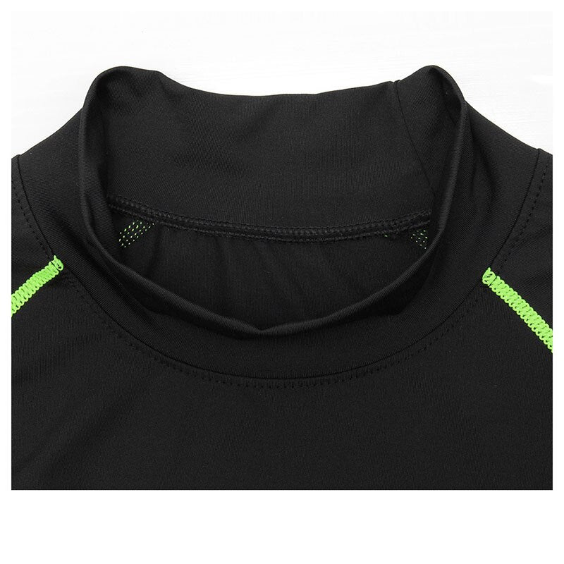 Thermal Underwear For Men High Collar Camiseta Termica Sport Thermo Shirt Quick Dry Compressed Underwear Clothes Men Bielizna - Yallafit 0