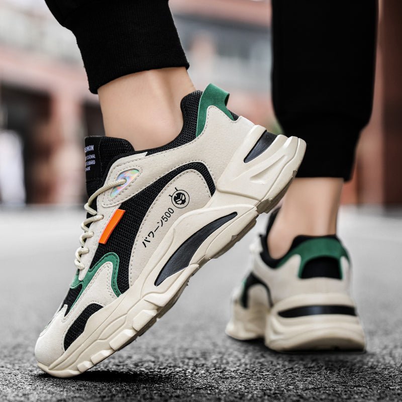 Thick Sole Casual Running Teen Trend Non Slip Men's Shoes - Yallafit