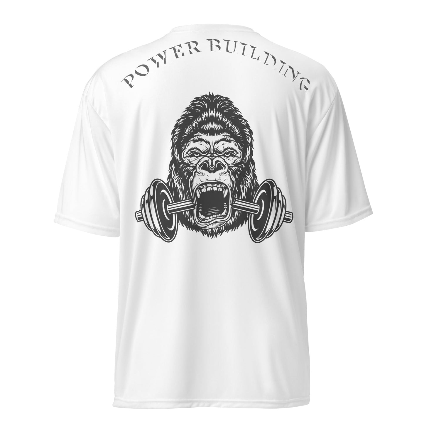 Unisex performance crew neck t-shirt POWER BUILDING - Yallafit