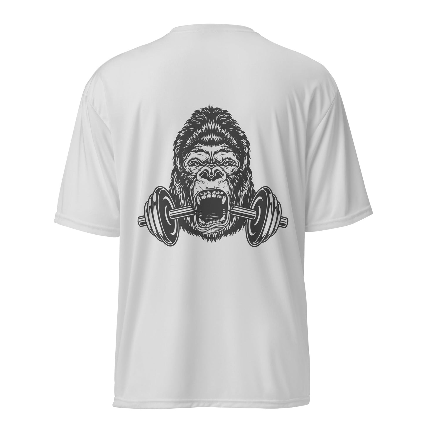 Yallafit Unisex performance crew neck tee - gorilla - Yallafit