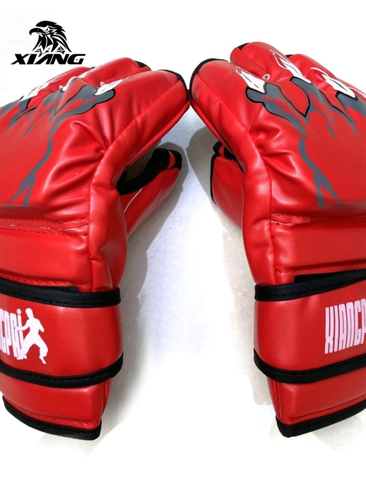 Ring Card Ufcmma Half Finger Boxing Glove Open Finger Adult Five Finger Sanda Muay Thai Fight Training Fighting Boxing Gloves - Yallafit