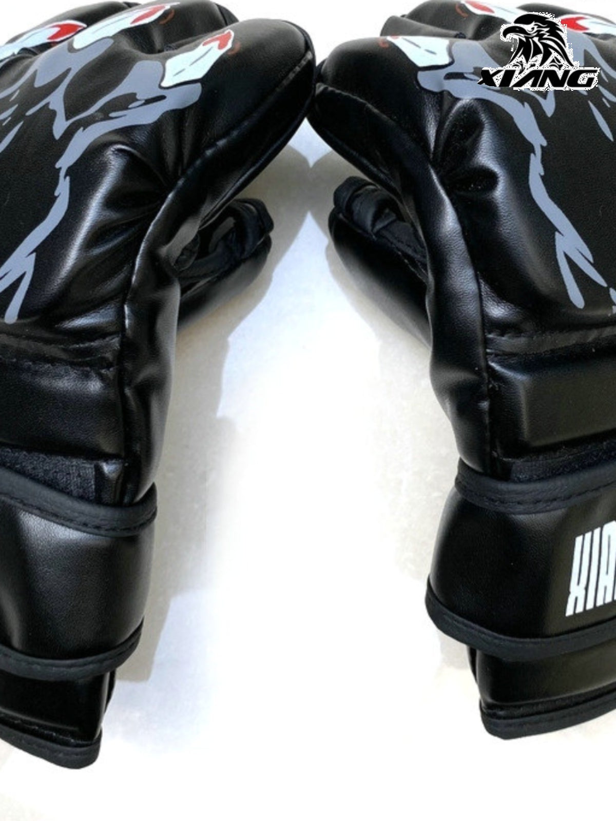 Ring Card Ufcmma Half Finger Boxing Glove Open Finger Adult Five Finger Sanda Muay Thai Fight Training Fighting Boxing Gloves - Yallafit