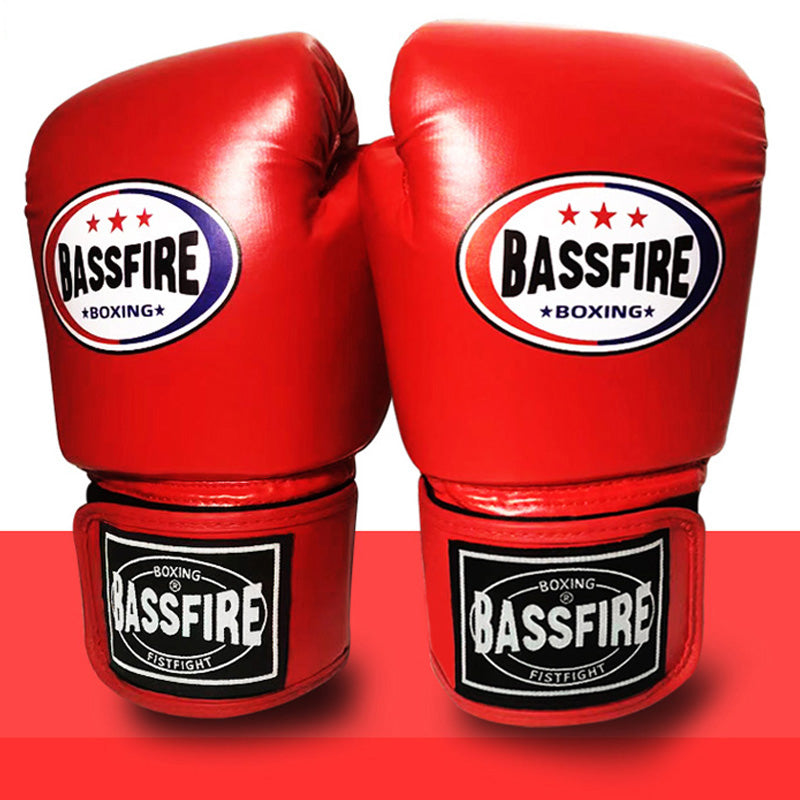 Professional Training Boxing Glove Sanda Fight Men's Set Female Thai Boxing Punching Bag Fighting Children Adult Boxing Gloves - Yallafit