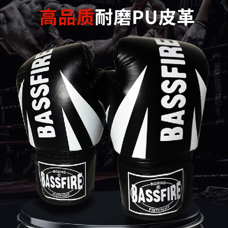 Professional Training Boxing Glove Sanda Fight Men's Set Female Thai Boxing Punching Bag Fighting Children Adult Boxing Gloves - Yallafit