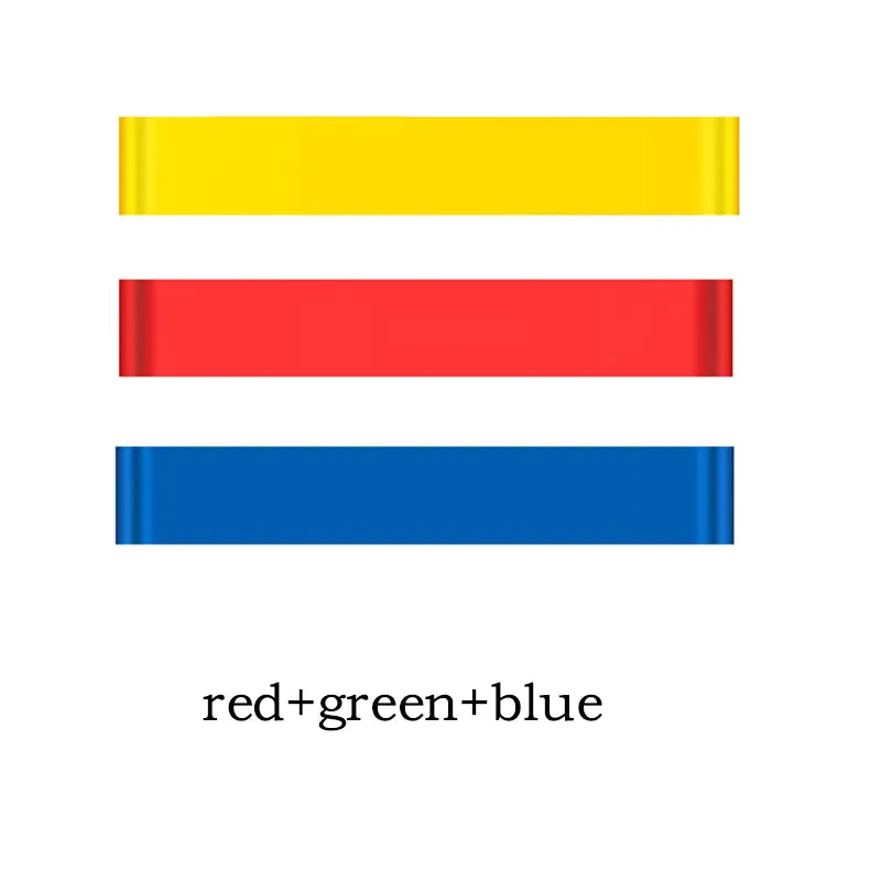 Portable Fitness Workout Equipment Rubber Resistance Bands Yoga Gym Elastic Gum Strength Pilates Crossfit Women Weight Sports - Yallafit