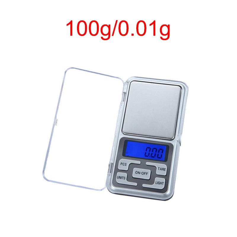 0.01g/0.1g Precision LCD Digital Scales 500g/3000g Mini Electronic Grams Weight Balance Scale for Tea Baking Weighing Scale - Yallafit