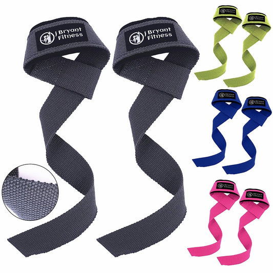1 Pair Gym Lifting Straps Fitness Gloves Anti-slip Hand Wraps Wrist Straps Support For Weight Lifting Powerlifting Training - Yallafit