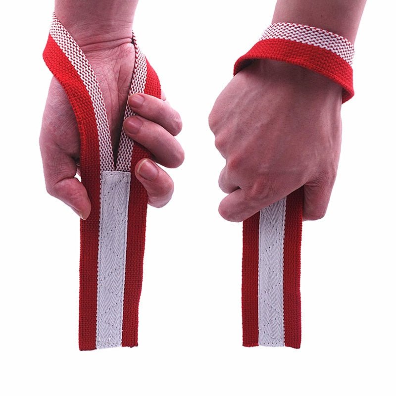 1 Pair Gym Lifting Straps Fitness Gloves Anti-slip Hand Wraps Wrist Straps Support For Weight Lifting Powerlifting Training - Yallafit