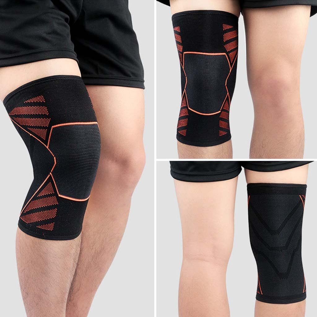 1 PC Elastic Knee Pads Sports Gym Fitness Gear Nylon Kneepad Brace Running Basketball Protector Volleyball Support - Yallafit