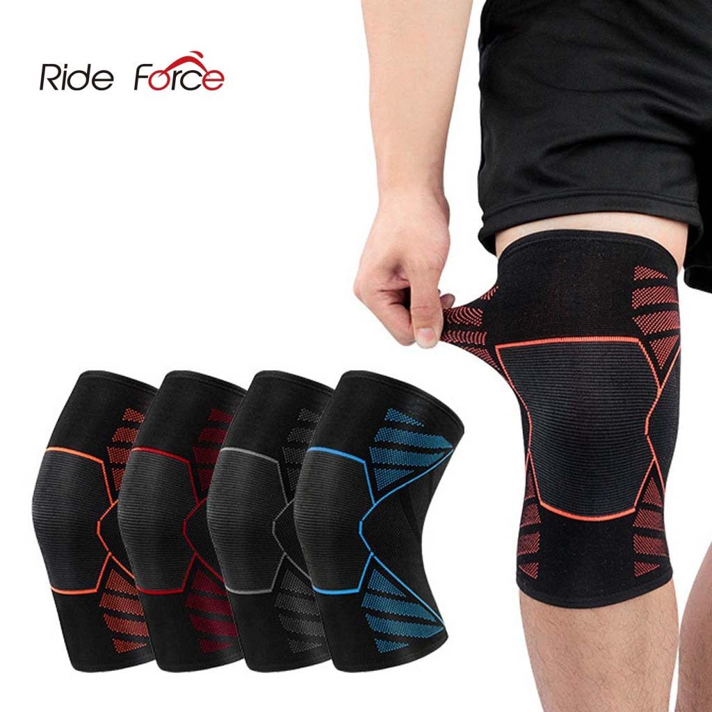 1 PC Elastic Knee Pads Sports Gym Fitness Gear Nylon Kneepad Brace Running Basketball Protector Volleyball Support - Yallafit