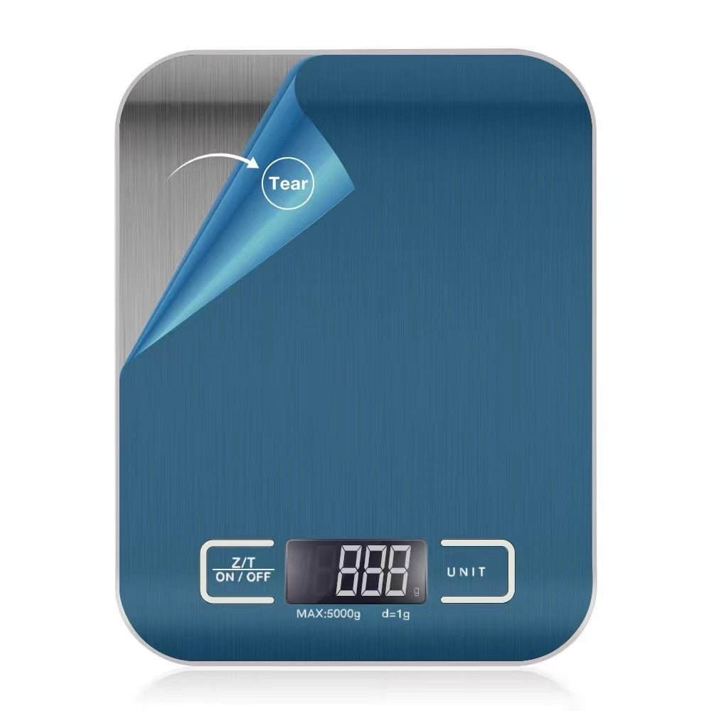 10KG Kitchen Scales Stainless Steel Weighing For Food Diet Postal Balance Measuring LCD Precision Electronic - Yallafit