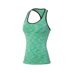 1/2/3pcs Fitness Yoga Tracksuit for Women Sleeveless Sport Shirt Gym Bra Tops Trousers Girl Sport Suit Gym Pants Green Yoga suit - Yallafit