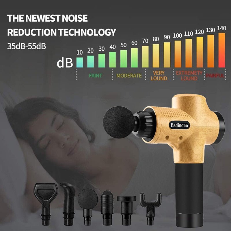 16.8V Massage Gun for Fascia Muscle Massager Athletes deep tissue percussion for Gym Office Home - Yallafit