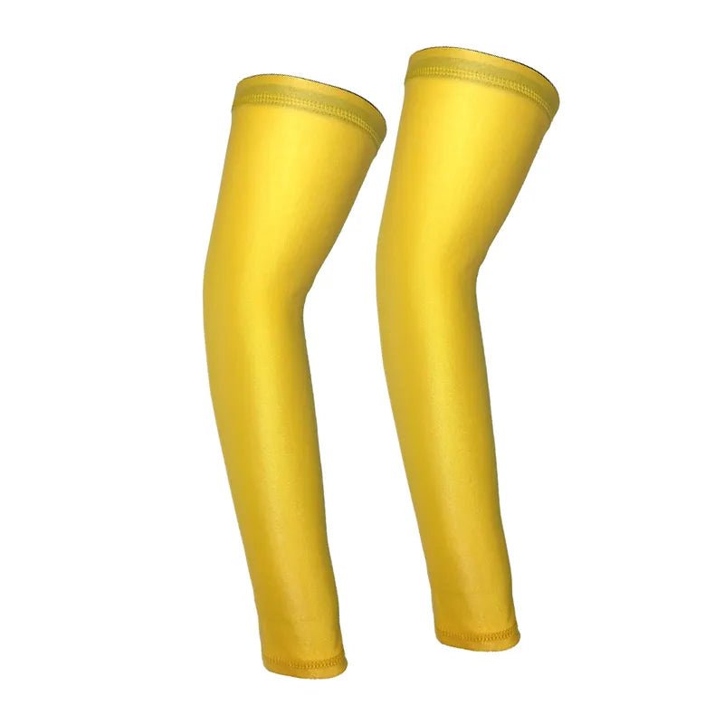 1Pair Breathable Quick Dry UV Protection Running Arm Sleeves Basketball Elbow Pad Fitness Armguards Sports Cycling Arm Warmers 8 - Yallafit
