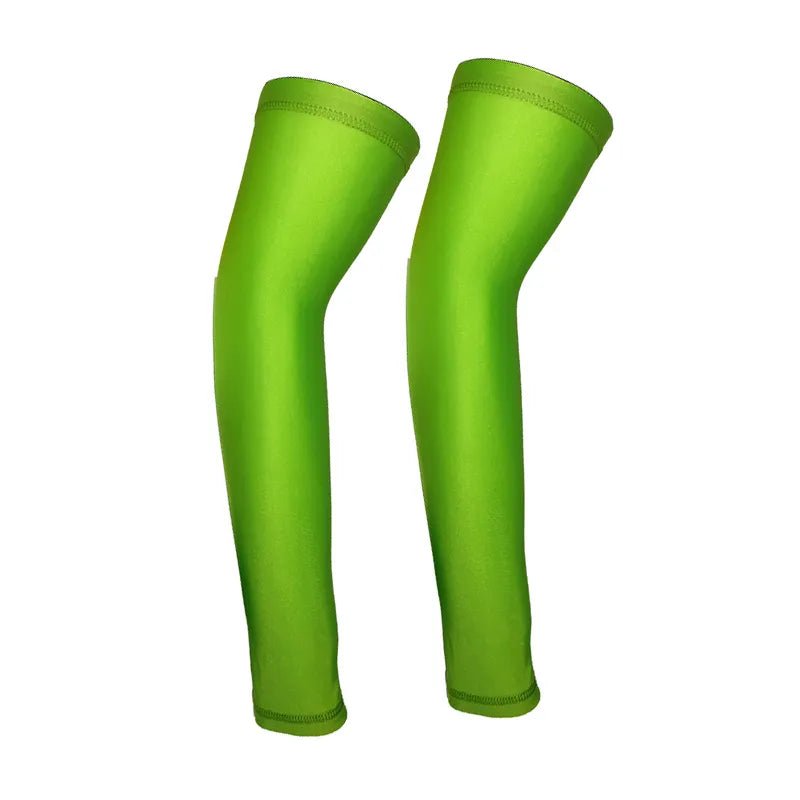 1Pair Breathable Quick Dry UV Protection Running Arm Sleeves Basketball Elbow Pad Fitness Armguards Sports Cycling Arm Warmers 8 - Yallafit
