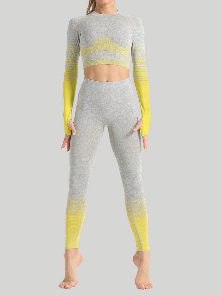 2 Piece Push Up Set Leggings Shirt Gym Sets Tracksuit Women Workout Gym Clothing Sport Clothes Fitness Suits Women's Sportswear - Yallafit