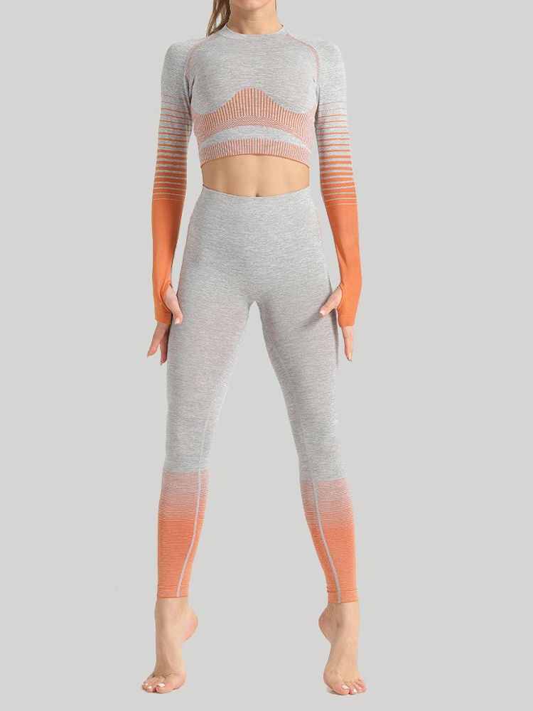 2 Piece Push Up Set Leggings Shirt Gym Sets Tracksuit Women Workout Gym Clothing Sport Clothes Fitness Suits Women's Sportswear - Yallafit