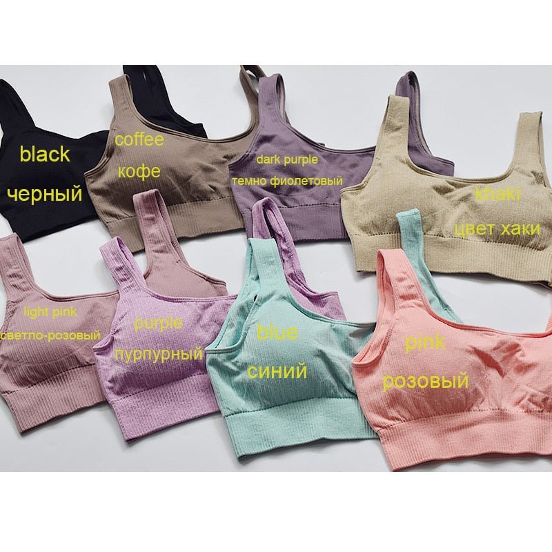 2 Piece Set Workout Clothes for Women Sports Bra and Leggings Set Sports Wear for Women Gym Clothing Athletic Yoga Set - Yallafit