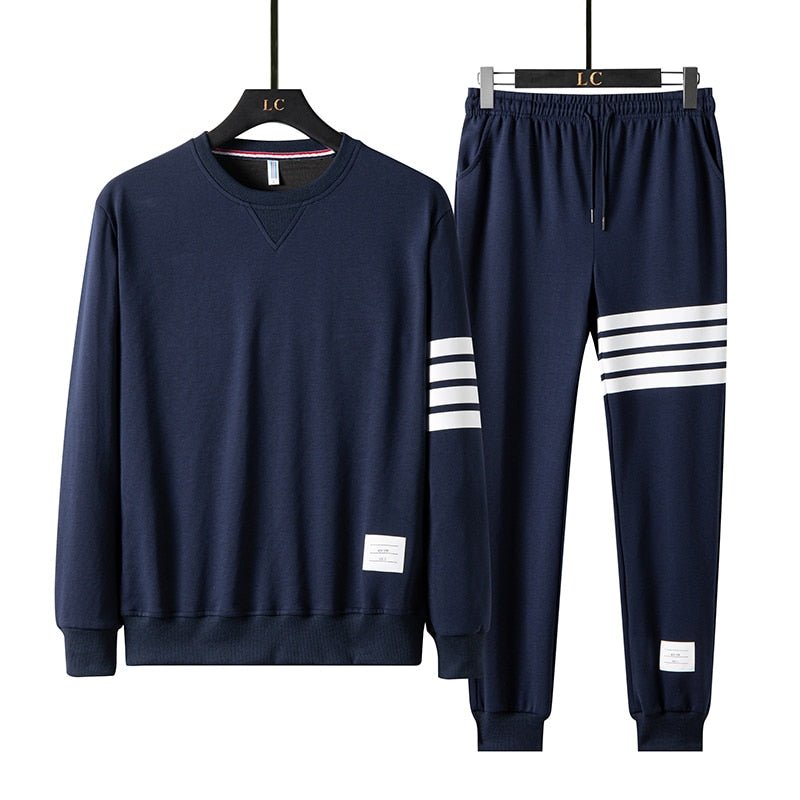 2020 Brand Autumn Winter Men Sets Pants Clothing Sweatsuit Fashion Clothes Trousers Sportswear Sweatpants Long Sleeve Tracksuits - Yallafit