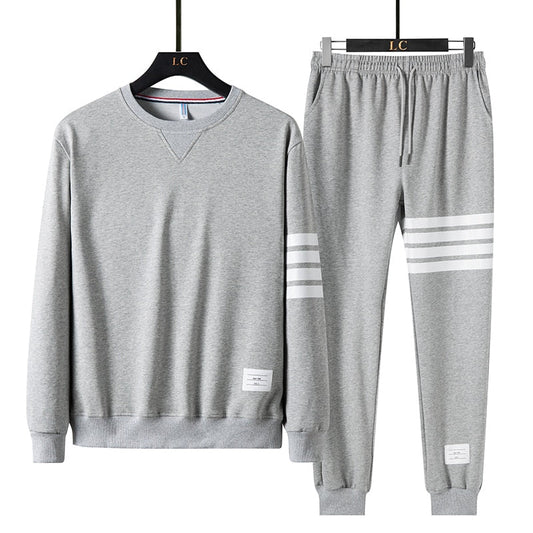 2020 Brand Autumn Winter Men Sets Pants Clothing Sweatsuit Fashion Clothes Trousers Sportswear Sweatpants Long Sleeve Tracksuits - Yallafit