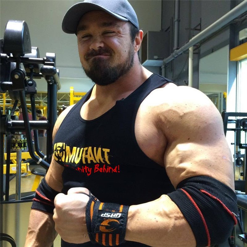 2020 Men Bodybuilding Tank top Gyms Fitness Skinny Cotton Sleeveless Shirt Clothing Male Stringer Singlet Undershirt - Yallafit