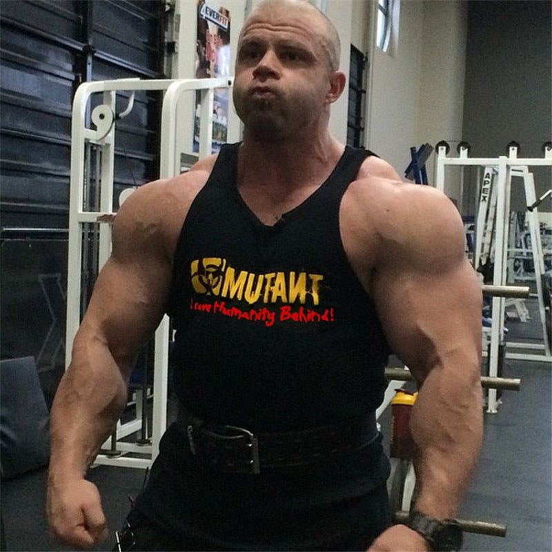 2020 Men Bodybuilding Tank top Gyms Fitness Skinny Cotton Sleeveless Shirt Clothing Male Stringer Singlet Undershirt - Yallafit