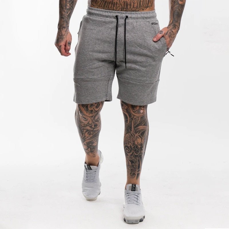 2020 New Men Sporting Running Shorts men Cotton Bodybuilding Sweatpants Fitness Short pants Jogger Gyms men sport brand Shorts - Yallafit