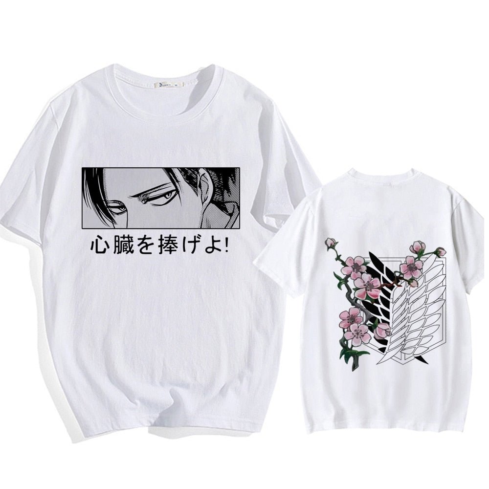 2021 Hot Anime Final Season Attack on Titan T Shirt Men Kawaii Summer Tops Titans Attack Graphic Tees Harajuku Tshirt Male - Yallafit