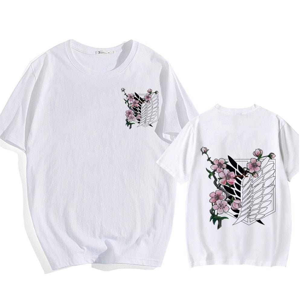 2021 Hot Anime Final Season Attack on Titan T Shirt Men Kawaii Summer Tops Titans Attack Graphic Tees Harajuku Tshirt Male - Yallafit