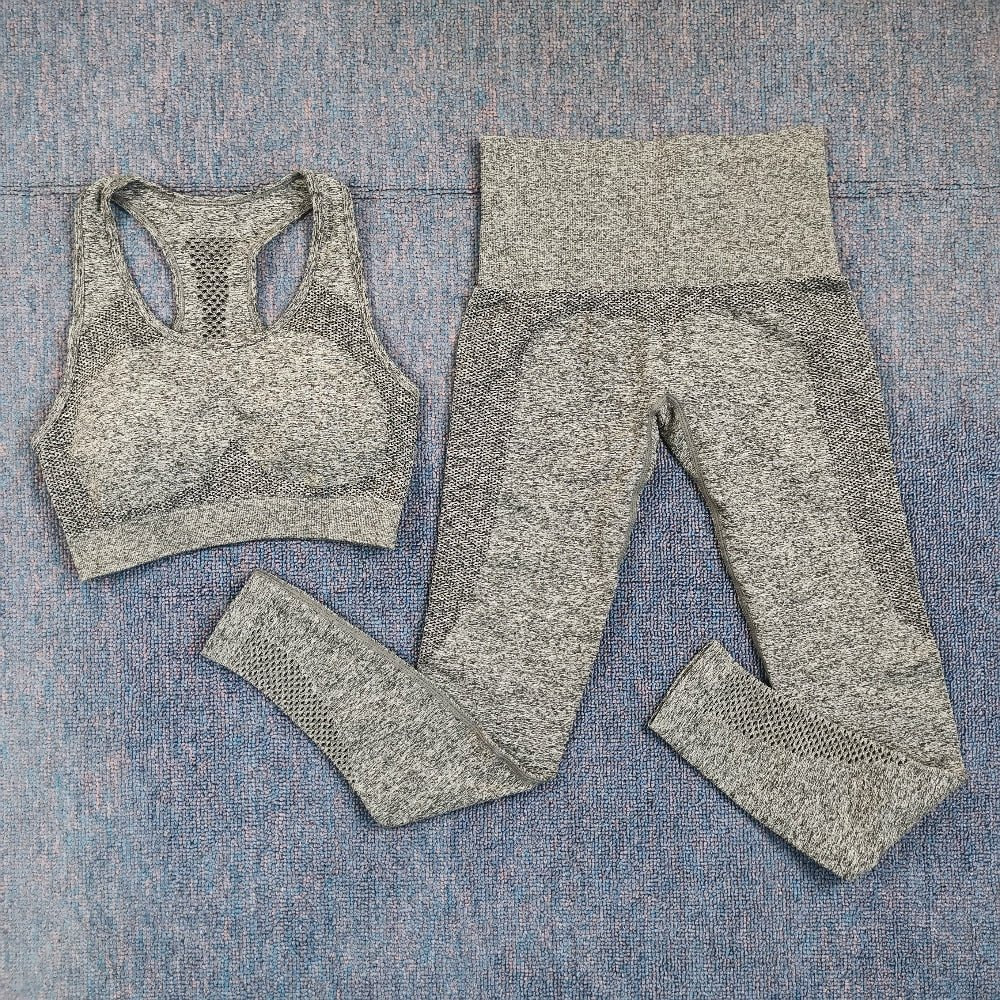 2021 Sexy Bra Seamless Shorts Leggings And Top Yoga Set sports Tracksuit For Women Workout Gym Clothing Sport Clothes Gym Set - Yallafit