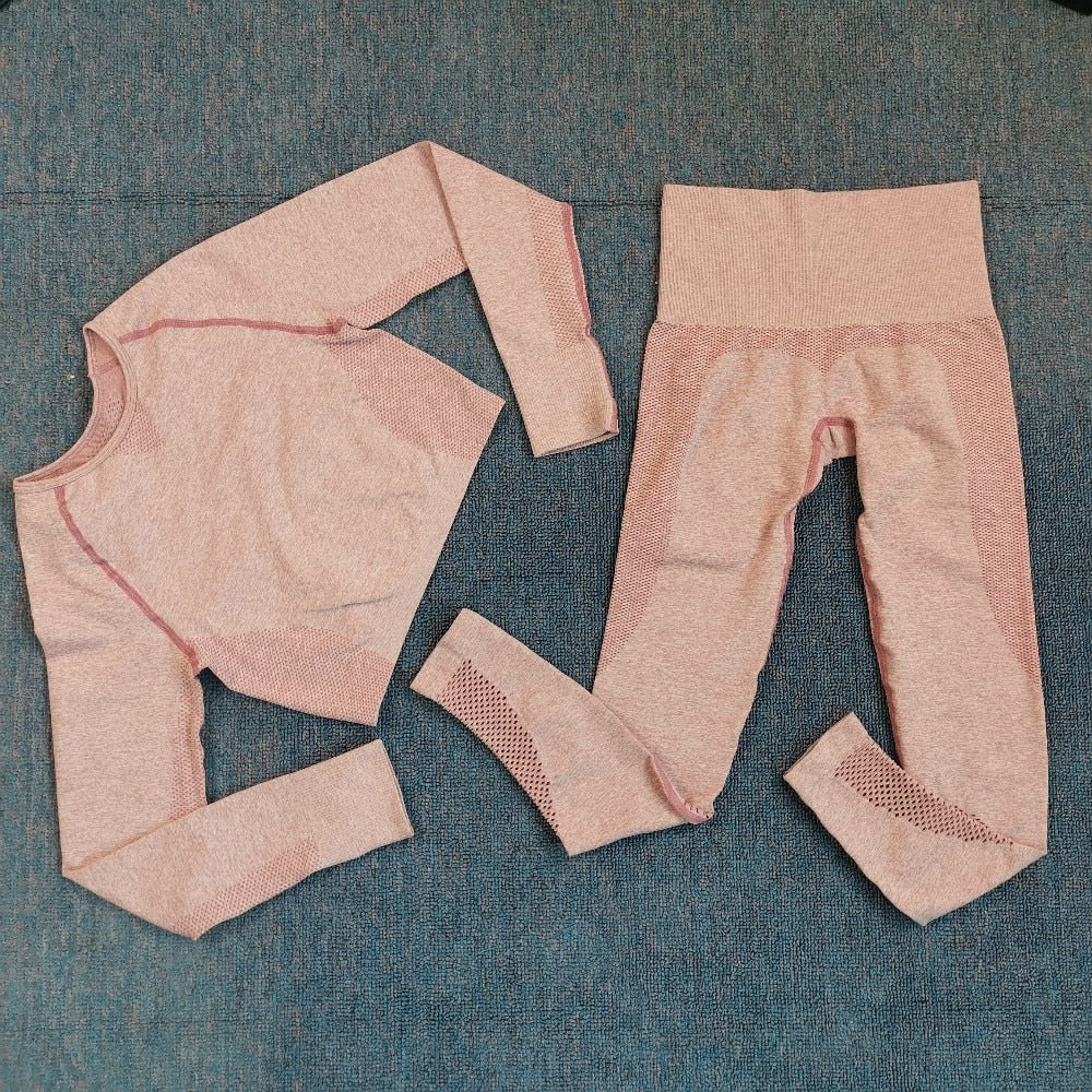 2021 Sexy Bra Seamless Shorts Leggings And Top Yoga Set sports Tracksuit For Women Workout Gym Clothing Sport Clothes Gym Set - Yallafit