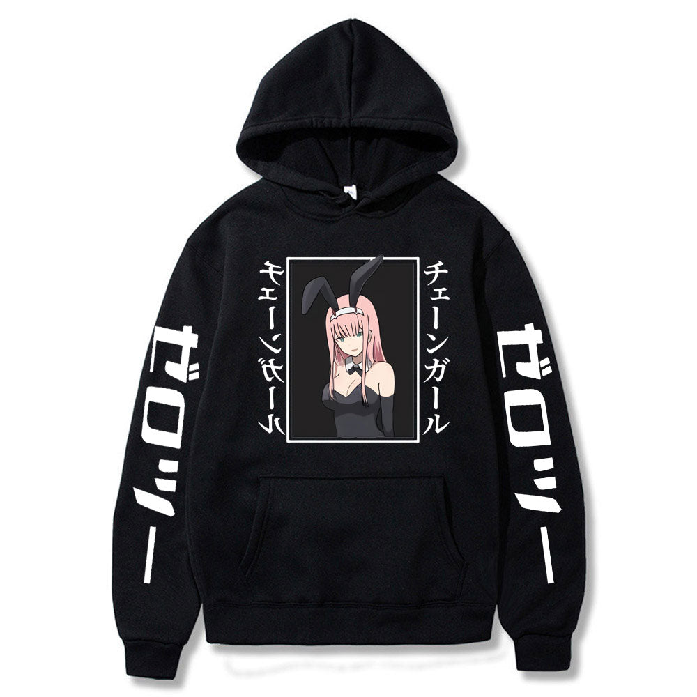 2022 New Kawaii Anime Darling In The Franxx Men Women Unisex Hoodies Sweatshirts Zero Two Hoodie Autumn Winter Harajuku Pullover - Yallafit