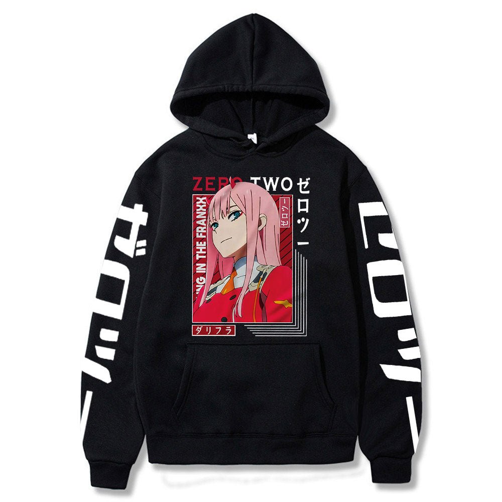 2022 New Kawaii Anime Darling In The Franxx Men Women Unisex Hoodies Sweatshirts Zero Two Hoodie Autumn Winter Harajuku Pullover - Yallafit