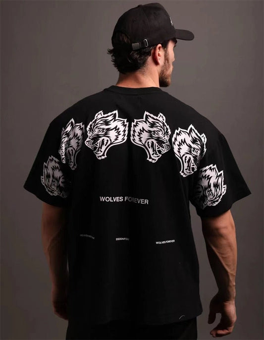 2023 DARC SPORT Printed Summer 100% Cotton T-shirt Rock Hip Hop Men's T-shirt Casual T-shirt Unisex Street Apparel Top - Yallafit