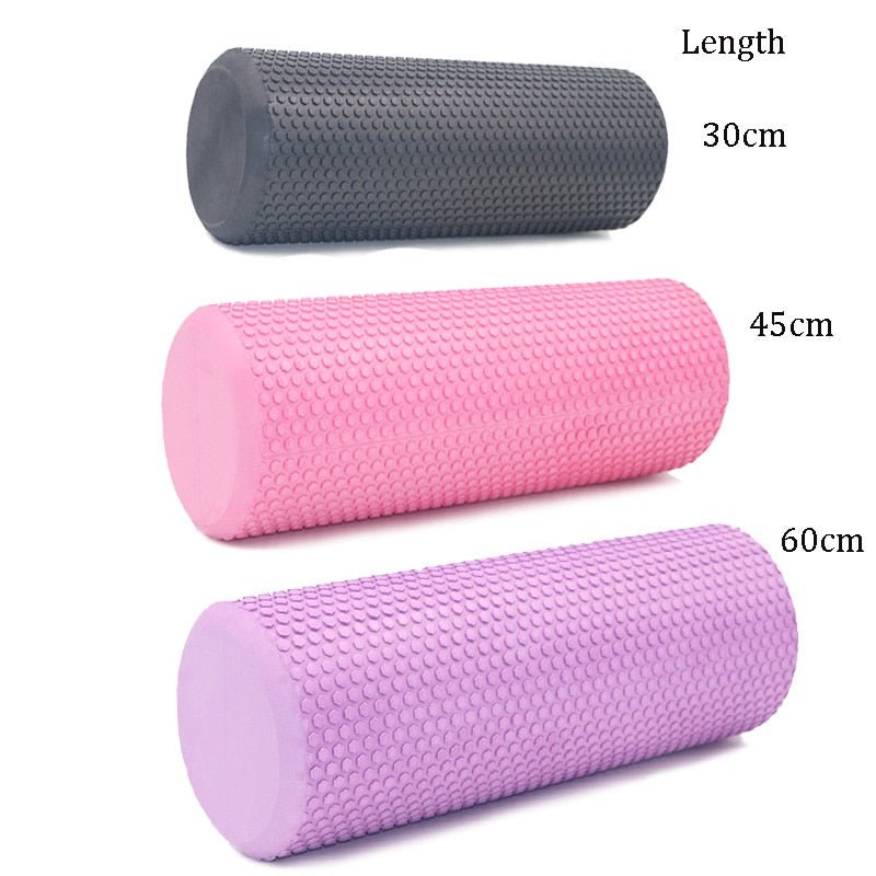 30/45cm Yoga Foam Roller Block Pilate Foam Roller EVA Muscle Roller Self Massage Tool for Gym Pilates Yoga Fitness Gym Equipment - Yallafit