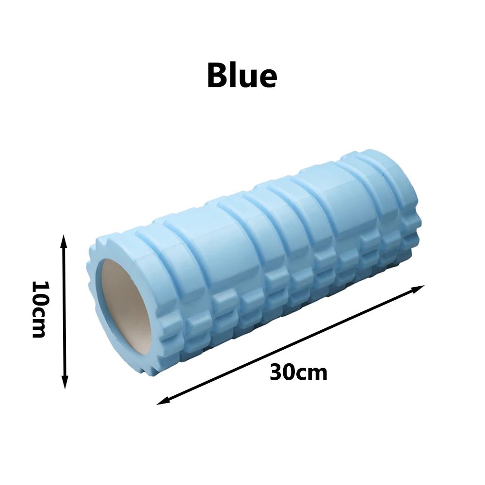30cm Yoga Column Gym Fitness Foam Roller Pilates Yoga Muscle Massage Roller Exercise Back Soft Yoga Block Drop Shipping - Yallafit