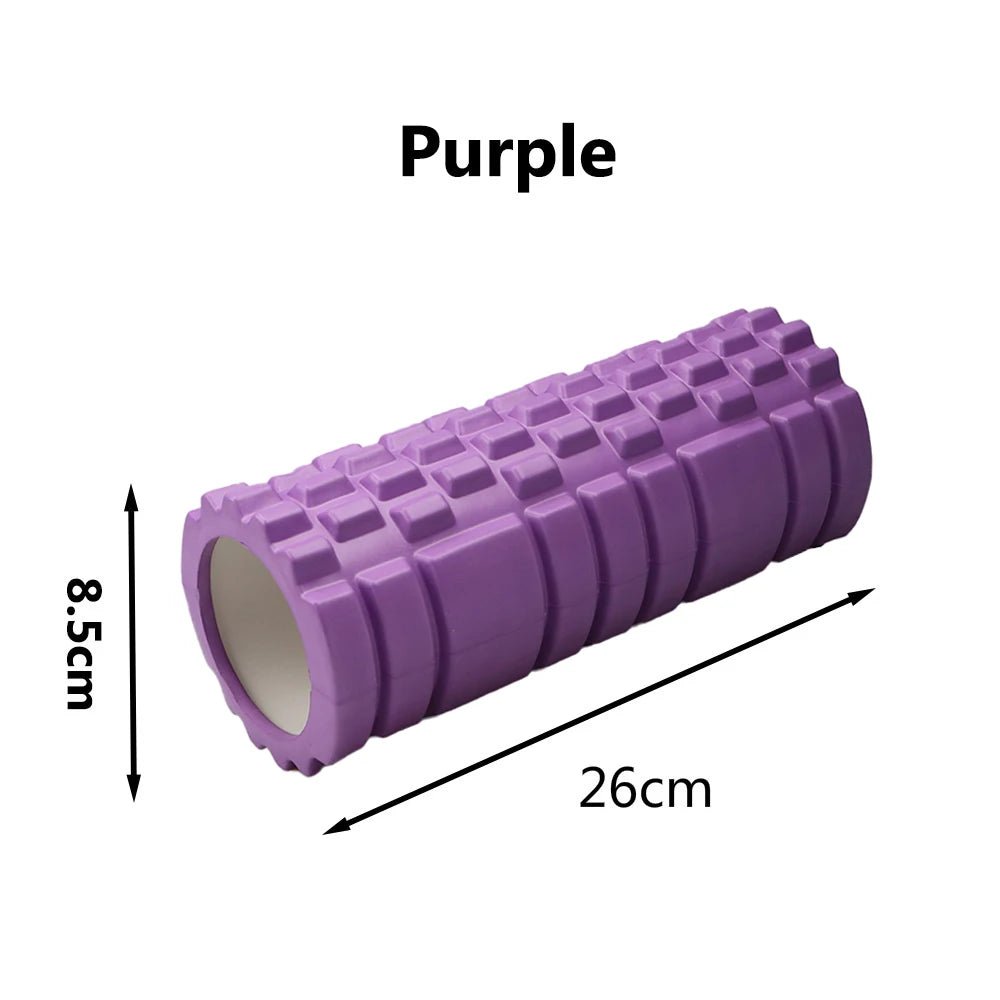 30cm Yoga Column Gym Fitness Foam Roller Pilates Yoga Muscle Massage Roller Exercise Back Soft Yoga Block Drop Shipping - Yallafit