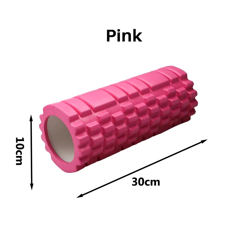 30cm Yoga Column Gym Fitness Foam Roller Pilates Yoga Muscle Massage Roller Exercise Back Soft Yoga Block Drop Shipping - Yallafit