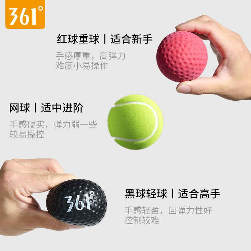 361 Boxing Reaction Ball Speed Decompression Magic Ball Dodge Sanda Training Equipment Boxing Head-Mounted Reaction Target - Yallafit