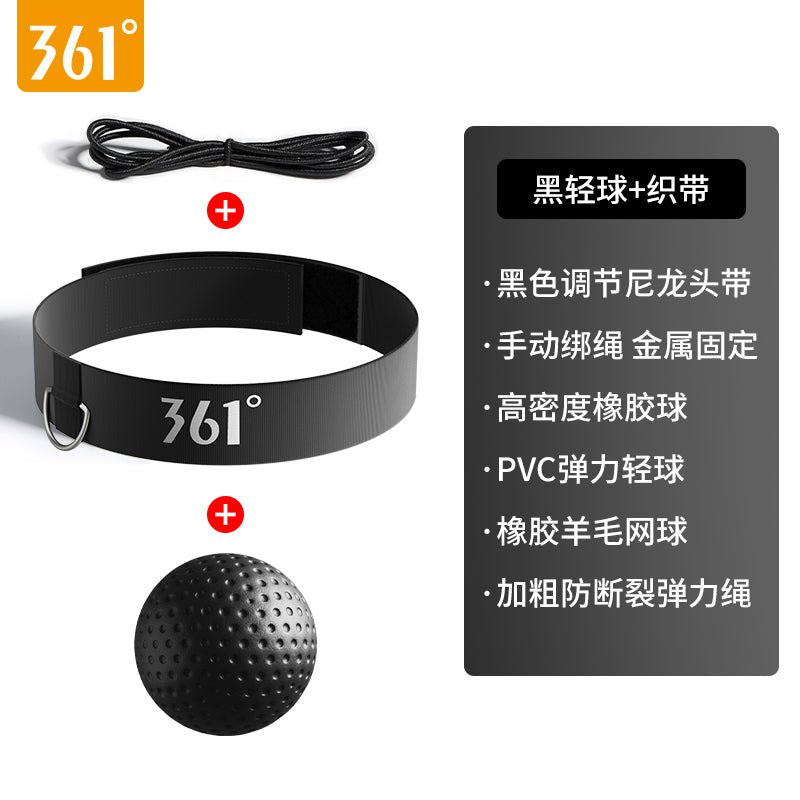 361 Boxing Reaction Ball Speed Decompression Magic Ball Dodge Sanda Training Equipment Boxing Head-Mounted Reaction Target - Yallafit