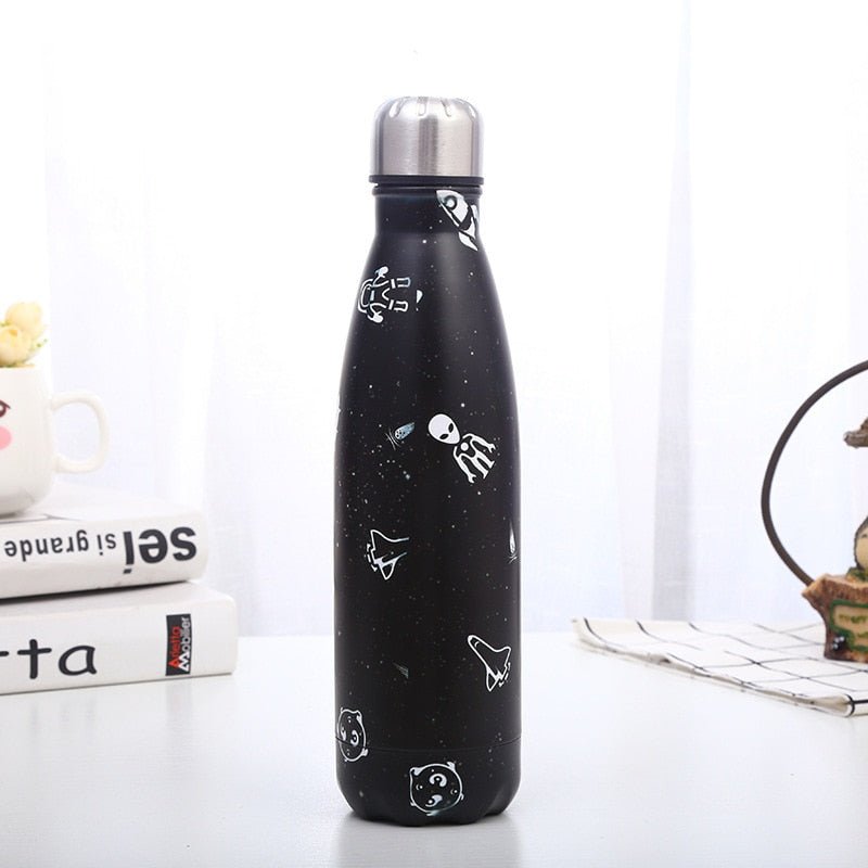 500ml Beautiful Cola Thermos Water Bottle Travel Flask Colar Kettle Stainless Steel Drinking GYM Sports Bottles - Yallafit