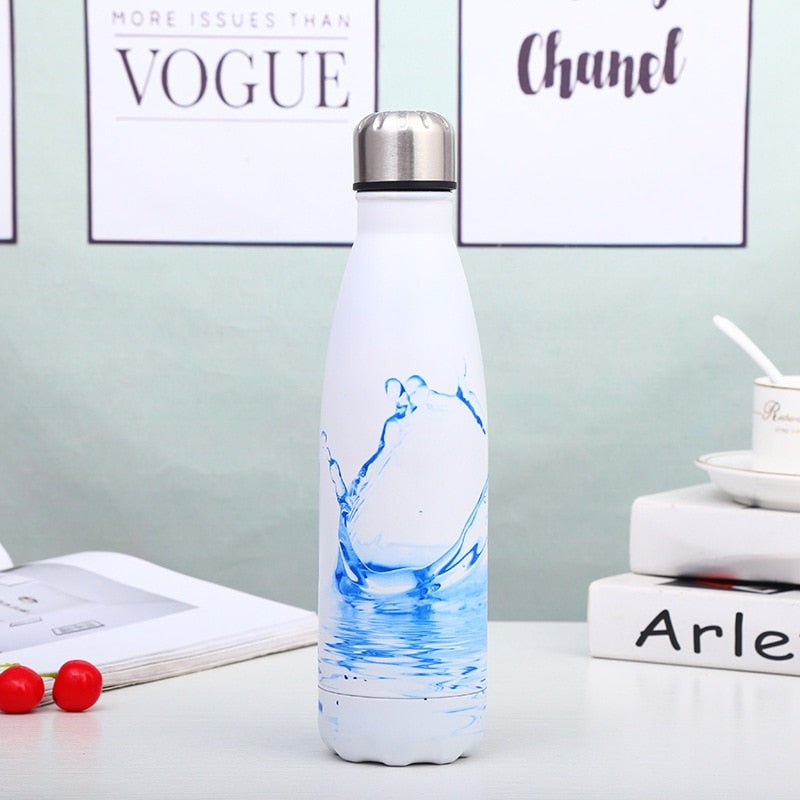 500ml Beautiful Cola Thermos Water Bottle Travel Flask Colar Kettle Stainless Steel Drinking GYM Sports Bottles - Yallafit