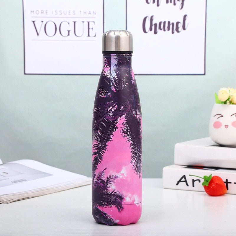 500ml Beautiful Cola Thermos Water Bottle Travel Flask Colar Kettle Stainless Steel Drinking GYM Sports Bottles - Yallafit