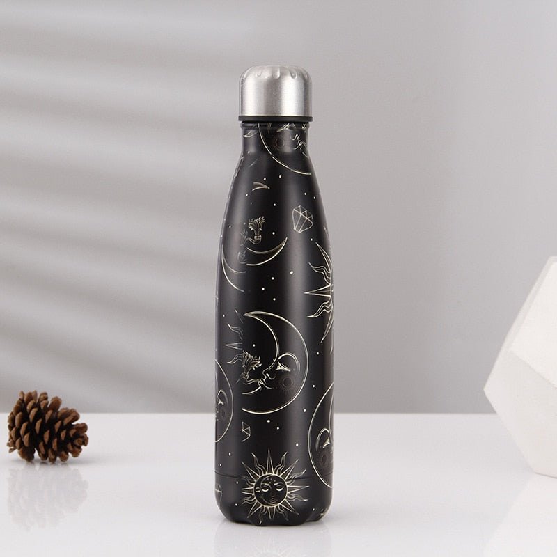 500ml Leaf Insulated Vacuum Thermos Water Bottle Sports GYM Drink Bottle Thermal Flask For Coffee - Yallafit