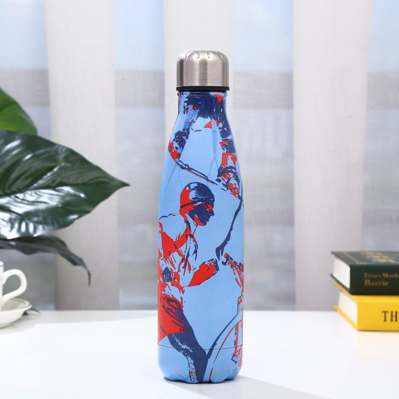 500ml Leaf Insulated Vacuum Thermos Water Bottle Sports GYM Drink Bottle Thermal Flask For Coffee - Yallafit